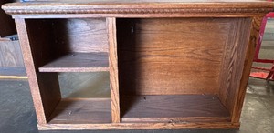 3 wooden storage selves