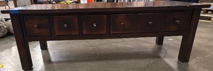Wooden entertainment stand