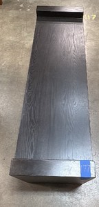 Large wooden table and long wooden bench
