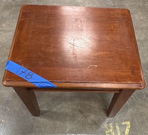 Wooden side table