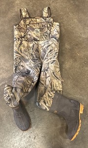 Hoffman overalls with attached boots