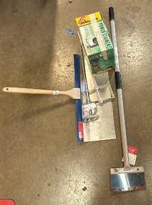 WAGNER power stained, ice chipper, cement mixing tools