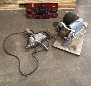 Sanders, impact wrench, machinist T-slot clamping kit