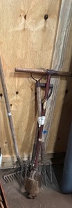 Yard tools and workshop items