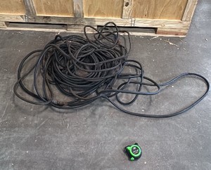 Long black hose
