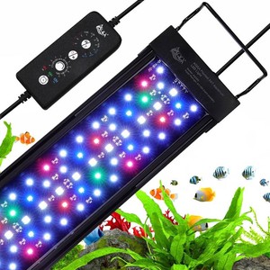 AQQA LED Aquarium Light, 247 & DIY Mode Full Spectrum Fish Tank Light