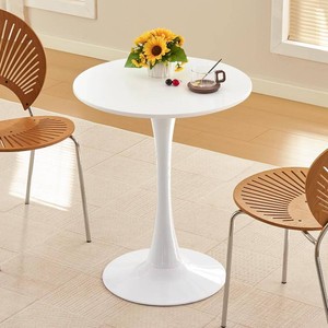 Round Dining Table, 24 Tulip Table (White)