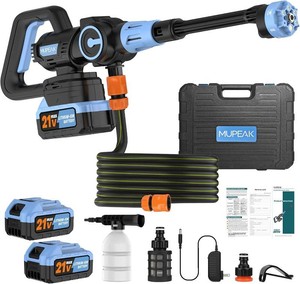 Cordless Power Washer 1500PSl, Portable Power Washer, Blue