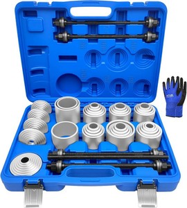 $140 ZKTOOL 40Pcs Universal Pull and Press Sleeve Kit, Bushing Press Tool Set
