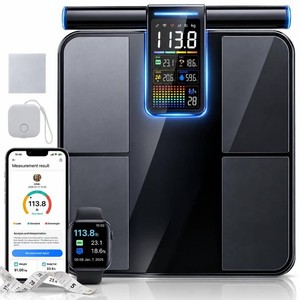 Smart Scale for Body Weight, 8-Electrode BIA for BMI Body Fat Muscle Mass