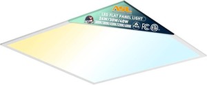 Allsmartlife 2x2 LED Panel Light 1-Pack, Dimmable, 5CCT Options (3000K-6000K), 24W30W40W, Back-Lit 2x2 LED Light Drop Ceiling for Commercial Office, ETL