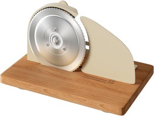 Manual Adjustable Bread Slicer Homemade Sourdough Bread Cutter with Scale Line, Bottom Suction Cup, with Clip and Plate (White)