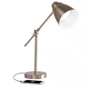 Harmonize 19 in. Brushed Nickel LED Desk Lamp