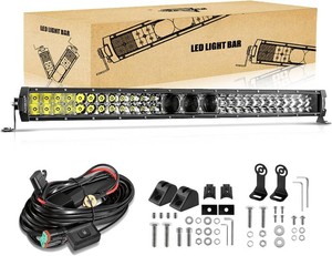 $220 Auxbeam 32 Inch LED Light Bar, 5D-PRO Series Off Road Driving Combo Beam