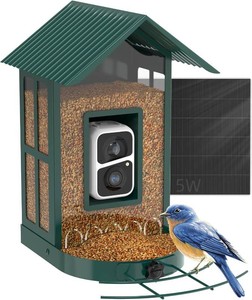 $129 SOLIOM BF08 2K Smart Bird Feeder with Camera, Solar Powered, 2.7L