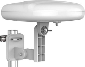 1byone Outdoor TV Antenna, 360 Omni-Directional Reception, 100 Miles Range