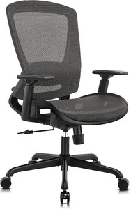 $240 Ergonomic Mesh Office Chair,Comfy Computer Desk Chair - BIFMA 5.1 Certified Commercial Swivel Task Chair for Home Office - Adjustable Lumbar Support & Armrests,Tilt Function,Wide Seat