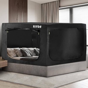 $114 Queen Bed Tent Bed Canopy for Adult and Kids Indoor Blackout Sleep Tents