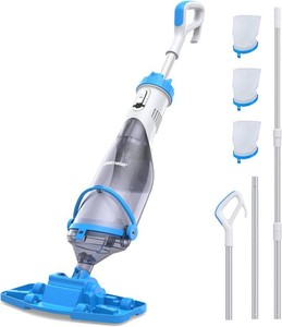 BIELMEIER Cordless Handheld Pool Vacuum 19 GPM with Telescopic Pole