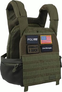 Polyfit Fortify Weighted Vest - Workout Vest for Men & Women