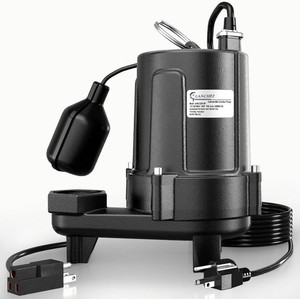 $210 LANCHEZ 1.5 HP 53FT Sump Pump Submersible SewageEffluent Pump