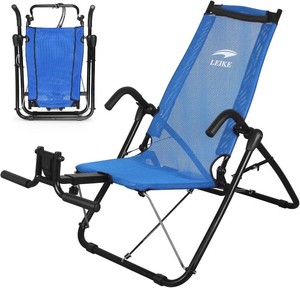 $150 leikefitness Ab Exercise Chair Core Strengthening Lightweight Foldable
