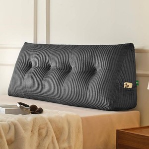 Z-hom Large Headboard Pillow Full,NO ROLL Pillow, Wedge Pillow Headboard