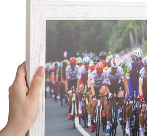 ArtToFrames 26x38 Inch White Picture Frame, This 1.50 Inch Custom Wood Poster Frame is White, Great for Your Art or Photos - Comes with Economy Acrylic