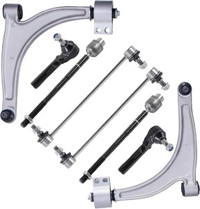 8PCS Front Suspension Kit Lower Control Arms with Ball Joint Assembly Compatible for 2004-2012 Chevrolet Malibu2007-2009 Saturn Aura2005-2010 Pontiac G6 K620179 K620180 K80252
