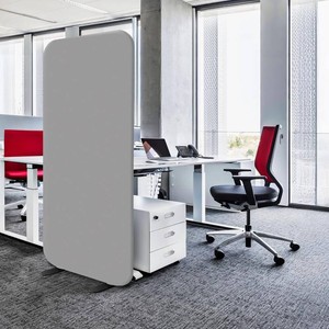 $130 DECOLAB Standing Room Dividers, Portable Panel Wall 29x65 inch, Steel
