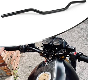 78 22mm Handlebar Low Rise Bar for Motorcycle Dirt Bike MX, BLACK