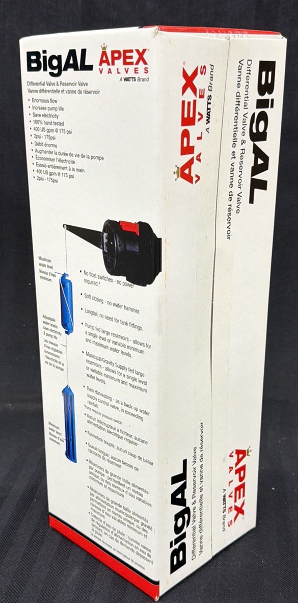 Brand New Big Al Brand Apex valve differential valve and reservoir valve