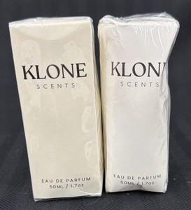 New Lot of 2 Klone Scents Eau de Parfum, 50 mL  1.7 oz, Sealed in Box