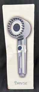 New Drivse Handheld Filtered Shower Head, Microbubble Scalp Massage Showerhead with Stop Button, Boxed