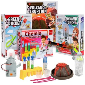 New - 4-in-1 Science Project Kit, STEM & STEAM DIY Lab Experiments for Kids
