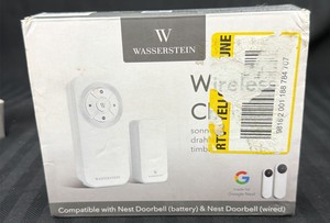 New Wasserstein Wireless Chime for Google Nest Doorbell (Battery & Wired)