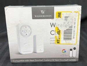 New Wasserstein Wireless Chime for Google Nest Doorbell (Battery & Wired)