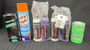 New Lot of Cleaners Bottrony Grout Stain Cleaner Remover Gel 2 Pack, Break-Up Oven & Grill Cleaner 19 oz, 2 Shine Armor Interior Cleaner & Fortify Quick Coat Sets, 2 Aliobc Dust Cleaning Gel