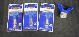 New Lot of 3 ZHUITU U Switch Tip Reversible Airless Spray Tips 11.11  Guard