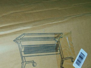 Flip-n-Go Table Base, 70 12w X 21 14d X 27 78h, Silver