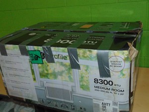 GE Profile ClearView Window Air Conditioner Unit, 8,300 BTU, Energy