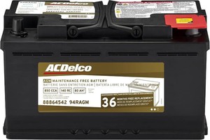ACDelco Gold Automotive Battery 94RAGM  PN 88864542