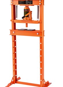 VEVOR Hydraulic Shop Press, 12 Ton H-Frame Hydraulic GarageShop Floor Press,