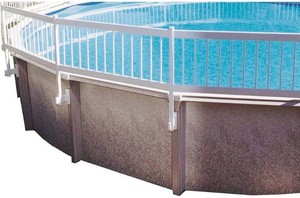 Blue Wave Above Ground Pool Fence Base Kit A, 8 Sections