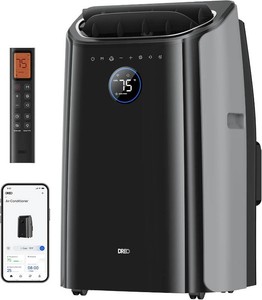 DREO Portable Air Conditioner 515S, 12000 BTU ASHRAE (8000 BTU DOE) Smart AC