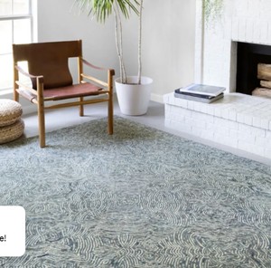 Loloi Ziva ZV-04 Denim Area Rug 5 foot X 7 Foot 6 Inch