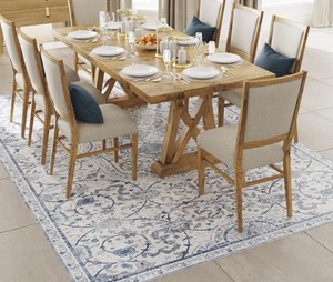 5x7 Premium PVC Floor Mat, Waterproof Vinyl Rug & Plastic Floor Protector for Kitchen Table