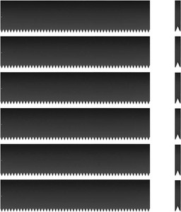 6 PCS 10 inch Steel Landscape Edging Kit - 40 L x 12 H Each (20ft Total)
