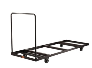 National Public Seating DY-3096 Folding Table Dolly w 12 Table Capacity for 96L Folding Tables