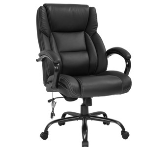 Swivel Rolling High Back PU Leather Computer Chair a weight limit of 500 pounds.